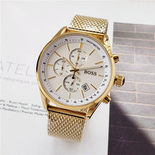 Load image into Gallery viewer, 2019 Boss Watch Luxury Mens watches quartz stopwatch all function all pointers work boss waterproof man chronograph