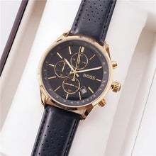 Load image into Gallery viewer, 2019 Boss Watch Luxury Mens watches quartz stopwatch all function all pointers work boss waterproof man chronograph