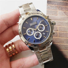 Load image into Gallery viewer, Hot selling boss watches for men stainless steel quartz movement mens watch all functional small dial work designer stopwatch