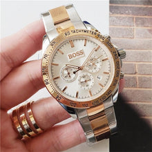 Load image into Gallery viewer, Hot selling boss watches for men stainless steel quartz movement mens watch all functional small dial work designer stopwatch