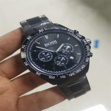 Load image into Gallery viewer, Hot selling boss watches for men stainless steel quartz movement mens watch all functional small dial work designer stopwatch