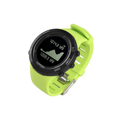 SUNROAD New Men Heart Rate Watch Compass Pedometer Altimeter 5ATM Waterproof Digital Clamping Charging Sports Watches Relogio