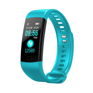 Fitness Women Men Smart Wrist Band Bluetooth Heart Rate Blood Pressure Pedometer Clock LED Sport Bracelet Watch For Android IOS