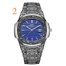 Load image into Gallery viewer, ONOLA brand mens wristwatches luxury Retro copper stainless steel man watches quartz square men&#39;s clocks waterproof