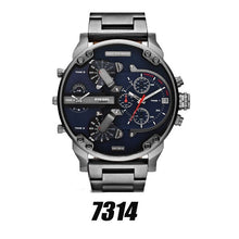 Load image into Gallery viewer, Hot Watch Men Top Brand Luxury Stainless Steel Large Dial Quartz Wristwatch Watch Man Male Clock Relogio Masculino Drop Shipping