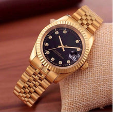 Load image into Gallery viewer, Men women  Black Quartz Man Sport Top Brand Luxury date just quartz datejust Watch Mens Watches Wristwatch