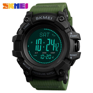 SKMEI Mens Digital Watch Support Weather Forecast Compass Man Watch Multi-functional Outdoor Sports Male Clock Wristwatches