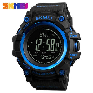 SKMEI Mens Digital Watch Support Weather Forecast Compass Man Watch Multi-functional Outdoor Sports Male Clock Wristwatches