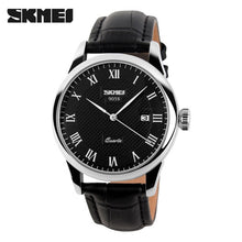 Load image into Gallery viewer, SKMEI Fashion Men 30M Waterproof Dress Watch British Style Business Casual Watches Quartz Date Display Sports Wristwatches 9058