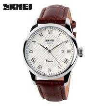 Load image into Gallery viewer, SKMEI Fashion Men 30M Waterproof Dress Watch British Style Business Casual Watches Quartz Date Display Sports Wristwatches 9058