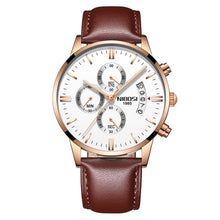 Load image into Gallery viewer, NIBOSI Men Watch Chronograph Sport Mens Watches Top Brand Luxury Waterproof Full Steel Quartz Gold Clock Men Relogio Masculino