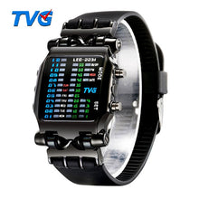 Load image into Gallery viewer, Luxury Brand TVG Watches Men Fashion Rubber Strap LED Digital Watch Men Waterproof Sports Military Watches Relogios Masculino