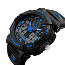 Load image into Gallery viewer, SKMEI New S Shock Men Sports Watches Big Dial Quartz Digital Watch For Men Luxury Brand LED Military Waterproof Men Wristwatches