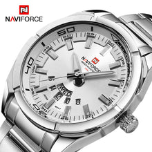 Load image into Gallery viewer, NAVIFORCE 2019 New Top Brand Men Watches Men&#39;s Full Steel Waterproof Casual Quartz Date Clock Male Wrist watch relogio masculino